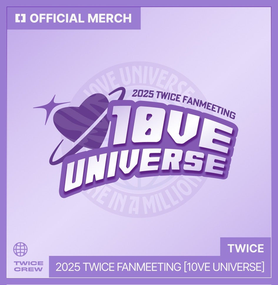 Twice 2025 Fanmeeting 10VE Universe Official MD – Poptheshop
