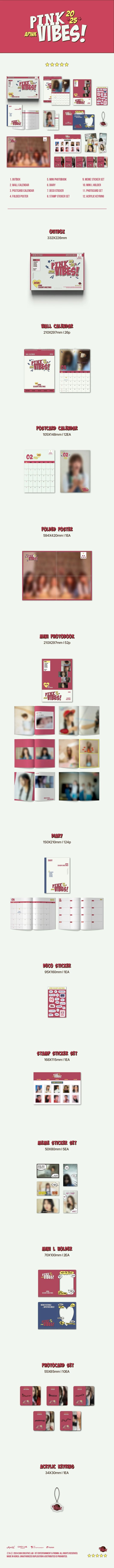 Apink 2025 Season's Greetings Pink Vibes