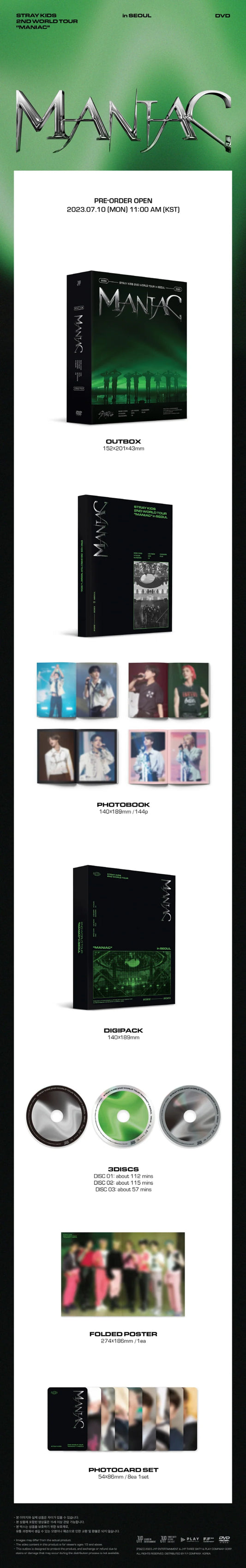 Stray Kids 2nd World Tour Maniac in Seoul DVD