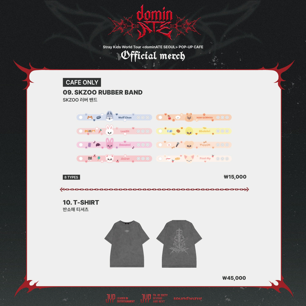 Stray Kids World Tour dominATE Seoul Official MD