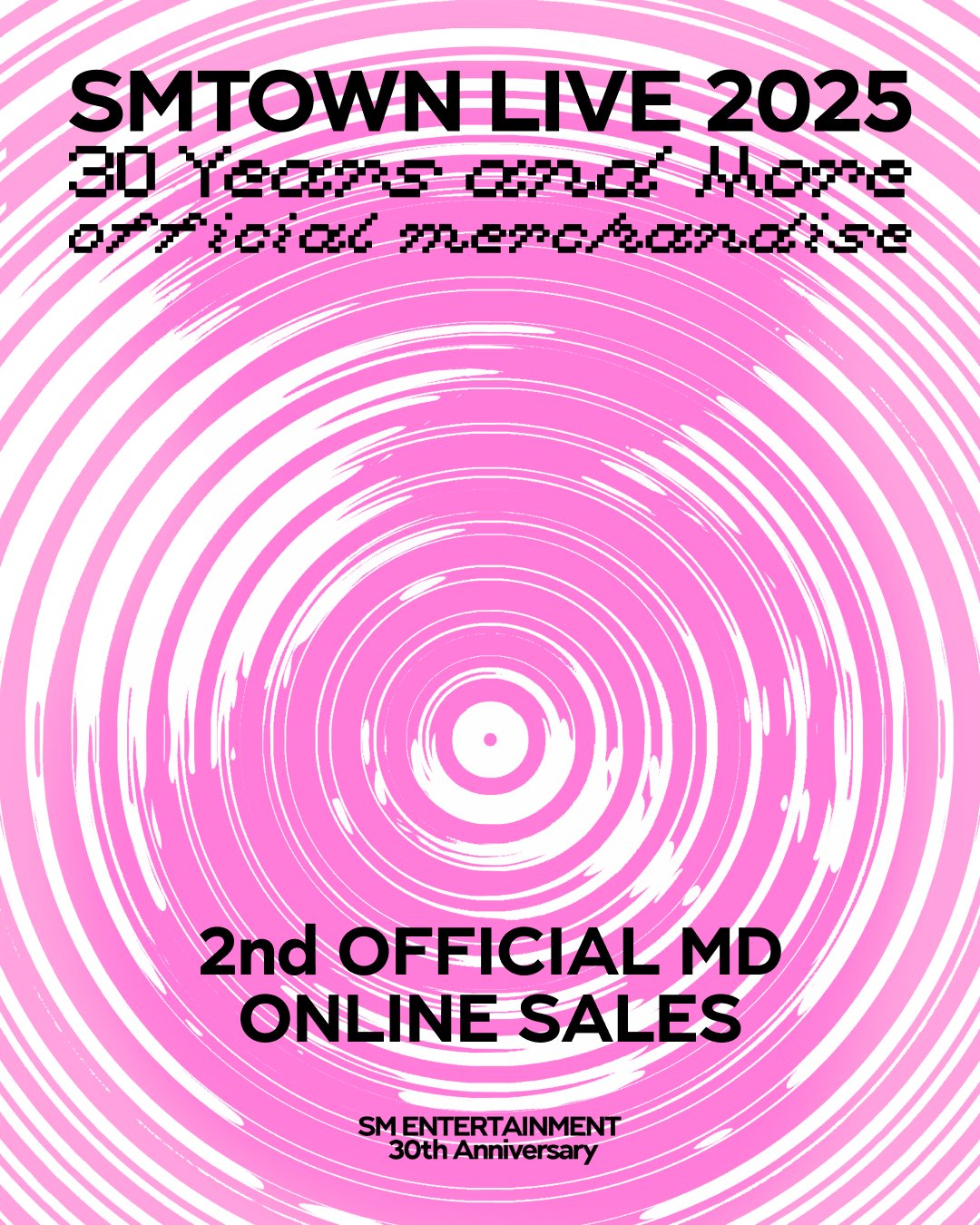SMTOWN Live 2025 30 Years and More Official Merchandise 2nd MD Line Up