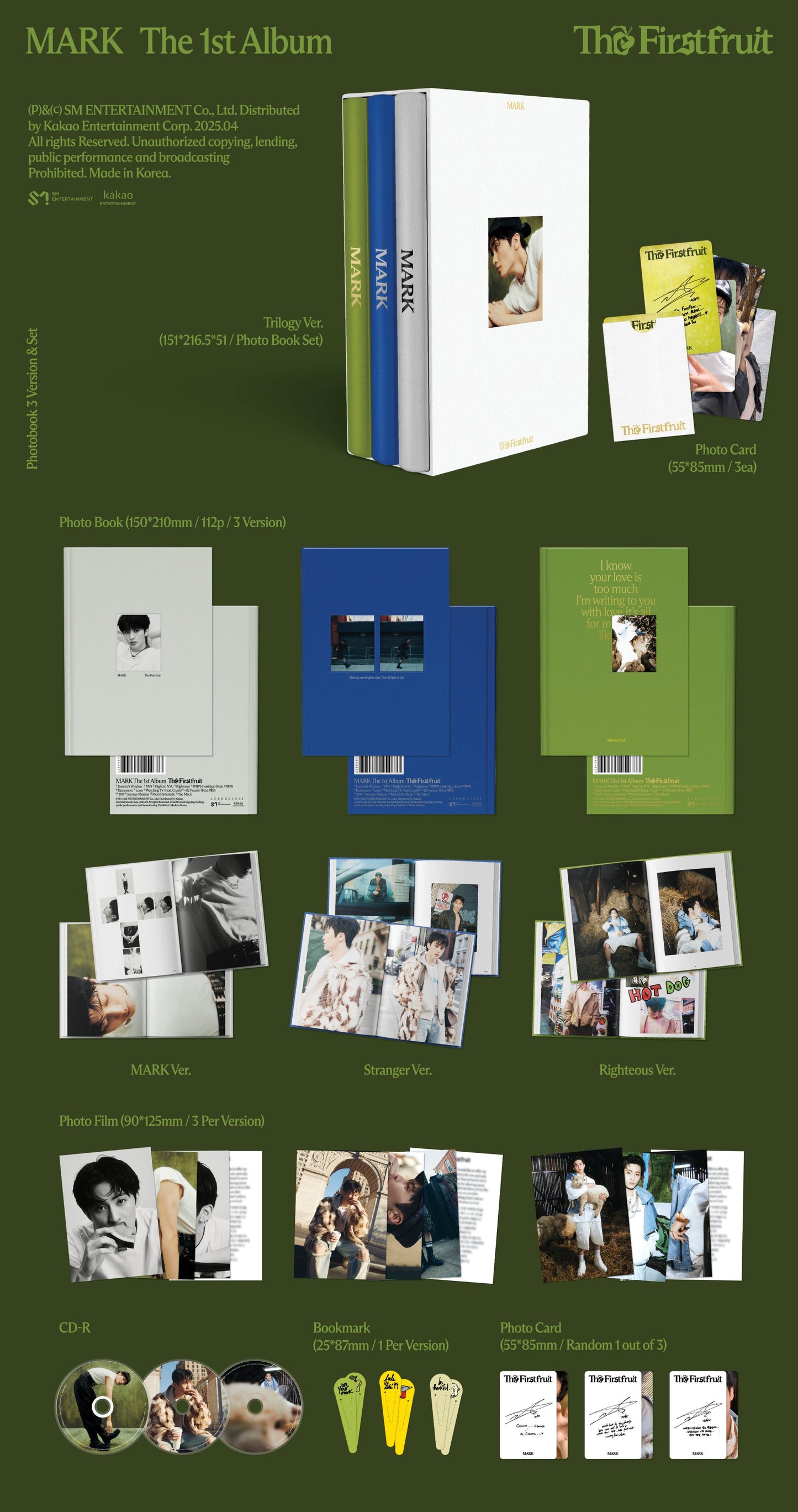 Mark The Firstfruit (Photobook Ver. / Trilogy Ver.)
