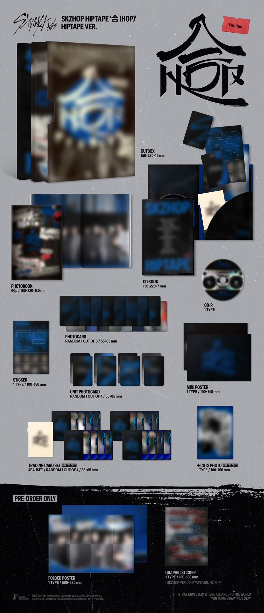 Stray Kids SKZHOP HIPTAPE ‘合 (HOP)’ (HIPTAPE Ver.)