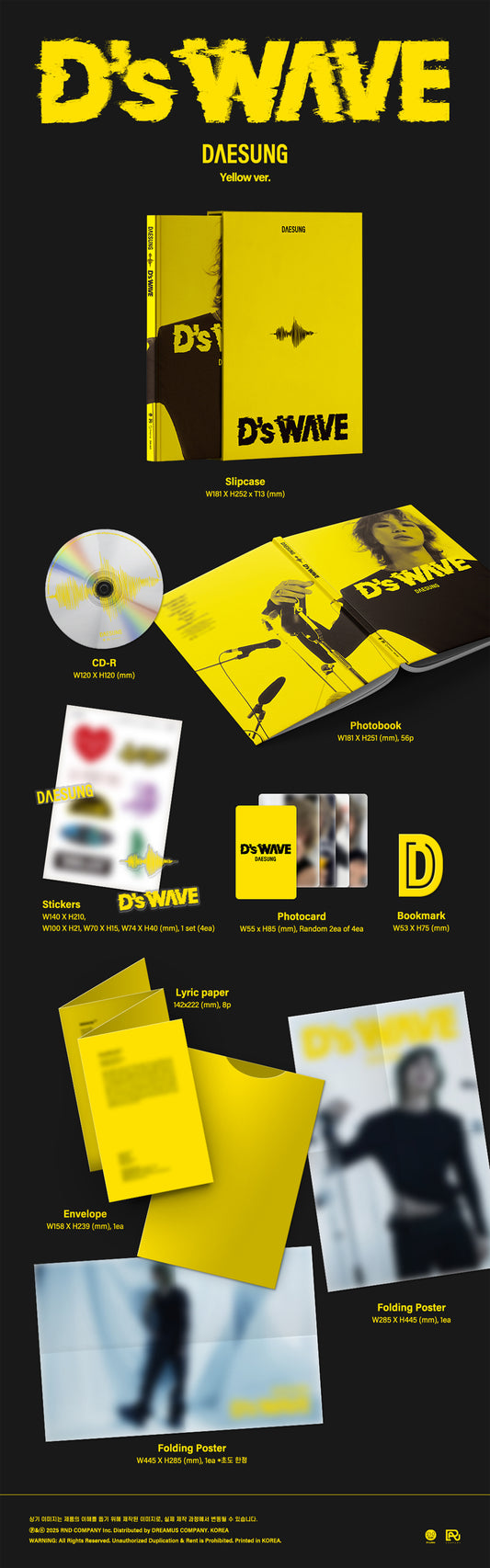 Daesung D's Wave (Yellow Ver.)