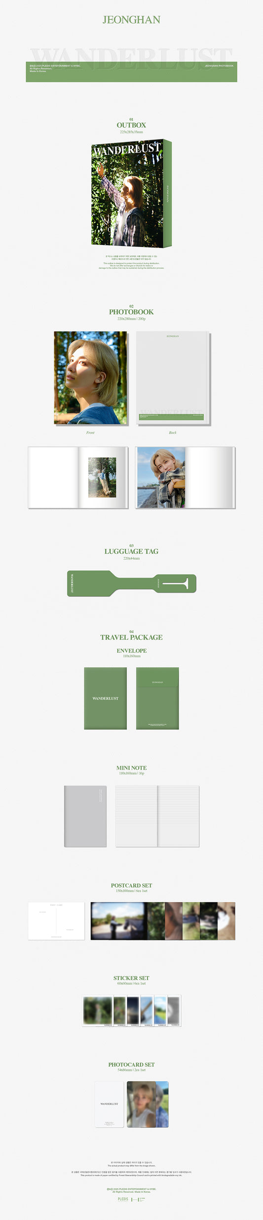 Jeonghan Wanderlust Photobook