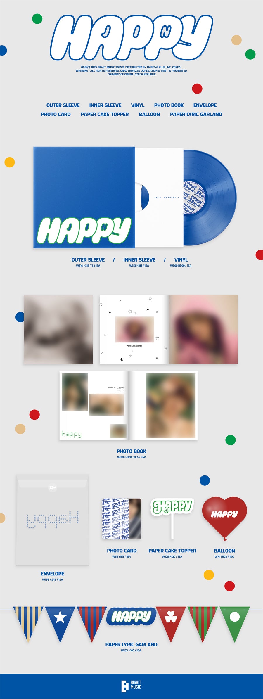 Jin Happy (LP Ver.)