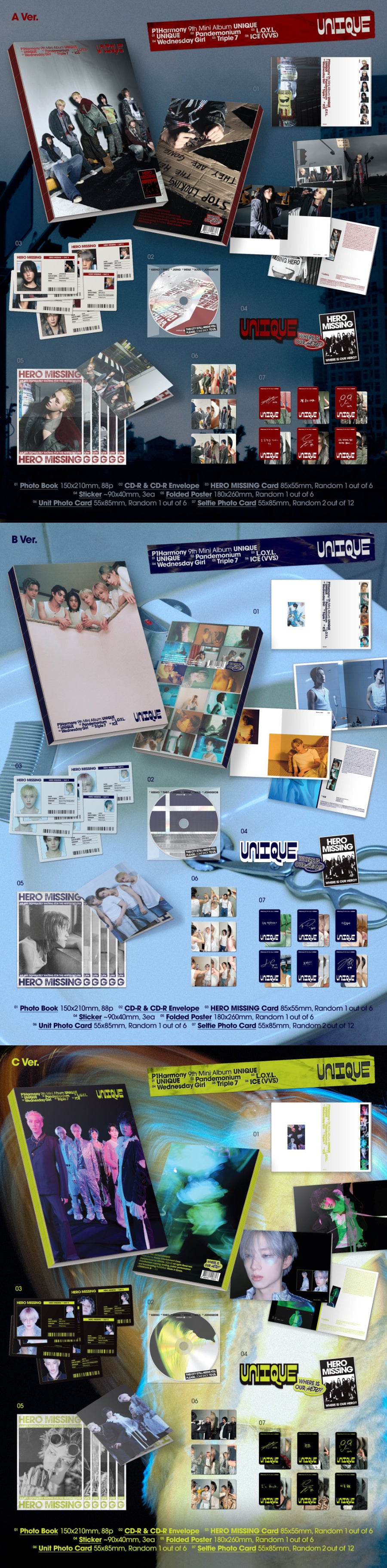 P1Harmony Unique (Photobook Ver.)