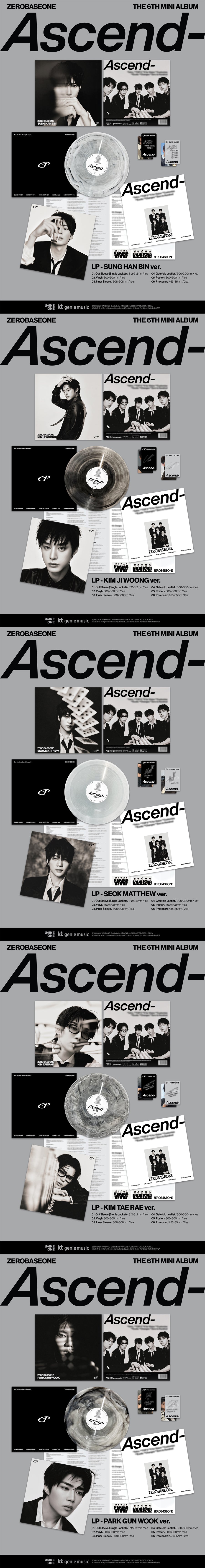 ZEROBASEONE Ascend- (LP Ver.)
