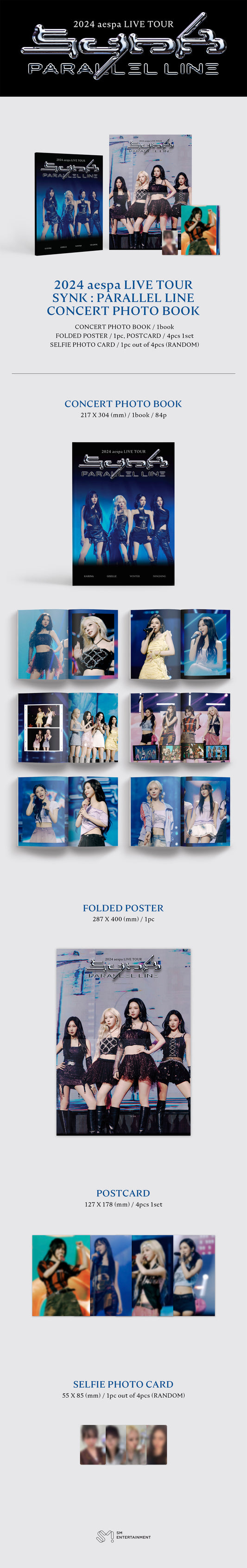 aespa 2024 aespa Live Tour 'Synk : Parallel Line' Concert Photobook