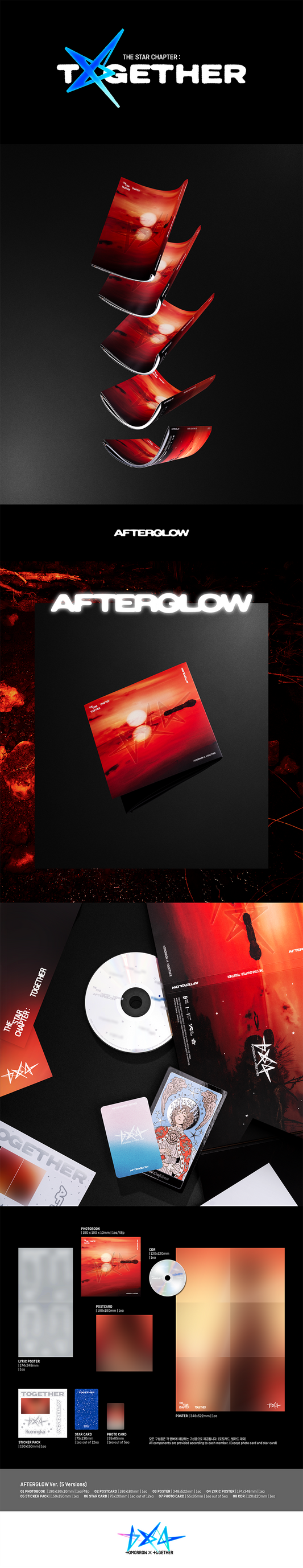 TXT (Tomorrow x Together) The Star Chapter : Together (Afterglow Ver.)