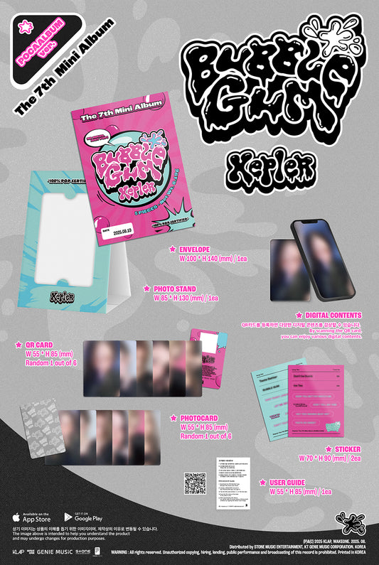 Kep1er Bubble Gum (Pocaalbum Ver.)