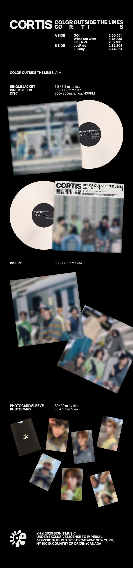 CORTIS Color Outside The Lines (LP Ver.)