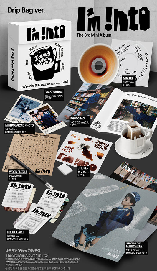 Jang Woo Young I'm Into (Drip Bag Ver.)