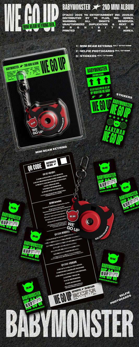 BABYMONSTER We Go Up (Mini Beam Keyring Ver.)