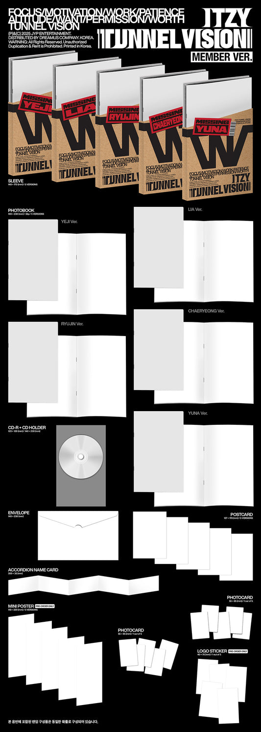 ITZY Tunnel Vision (Member Ver.)