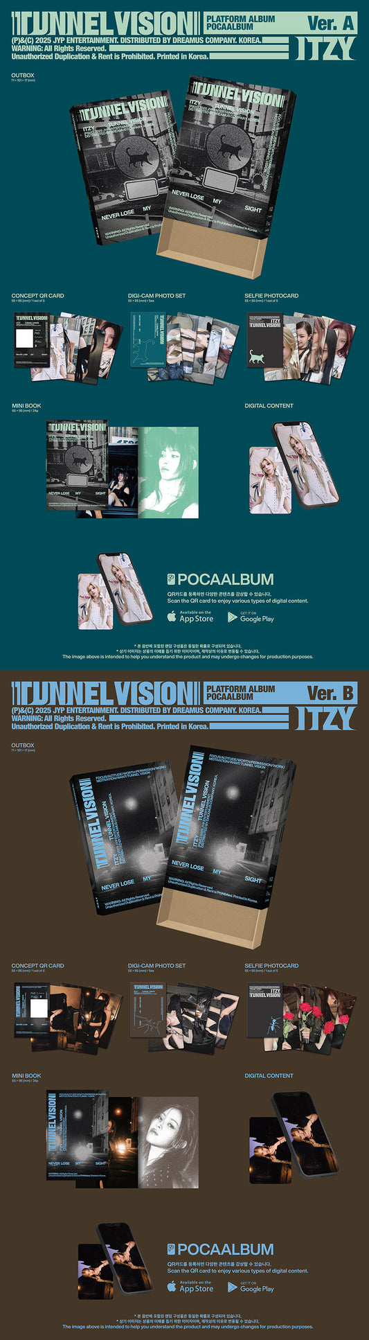 ITZY Tunnel Vision (Platform Album Pocaalbum Ver.)