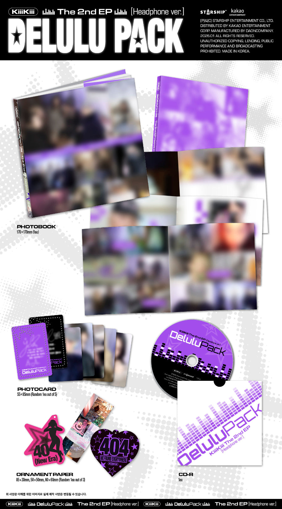 KiiiKiii Delulu Pack (Headphone Ver.)