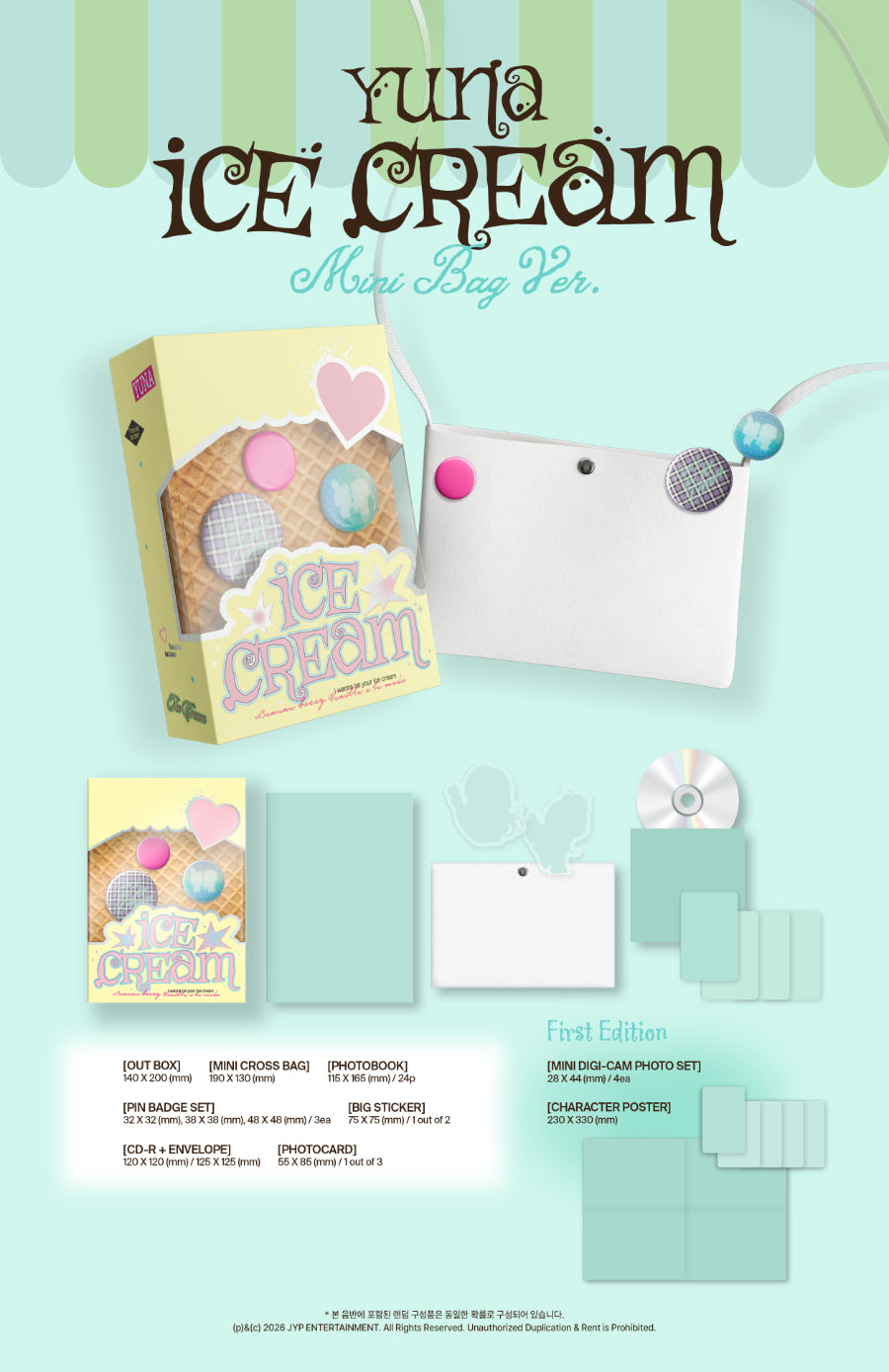 Yuna Ice Cream (Mini Bag Ver.)