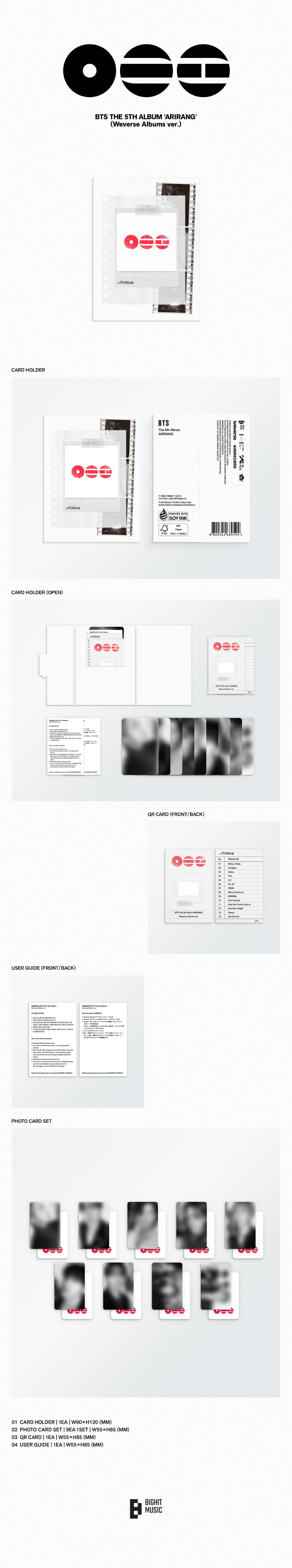 BTS Arirang (Weverse Albums Ver.)