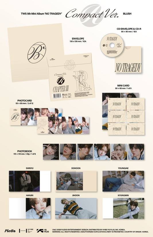TWS No Tragedy (Compact Ver. - Blush)