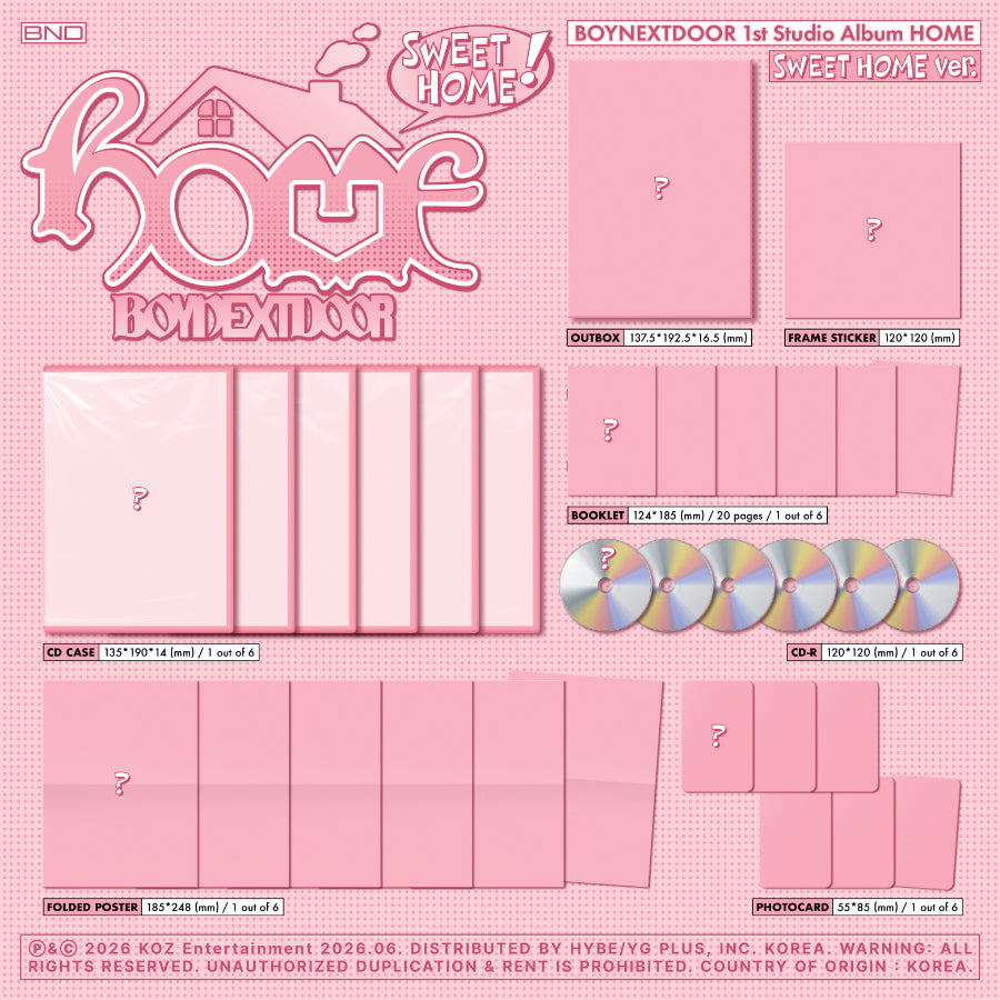 BOYNEXTDOOR Home (Sweet Home Ver.)