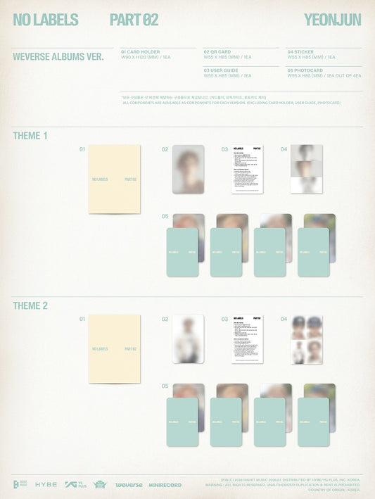 Yeonjun No Labels : Part 02 (Weverse Albums Ver.)