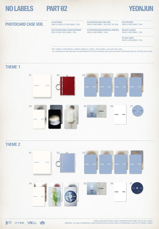 Yeonjun No Labels : Part 02 (Photocard Case Ver.)