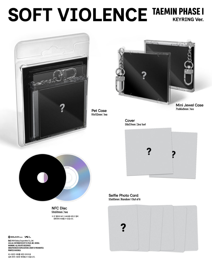 Taemin Phase I : Soft Violence (Keyring Ver.)