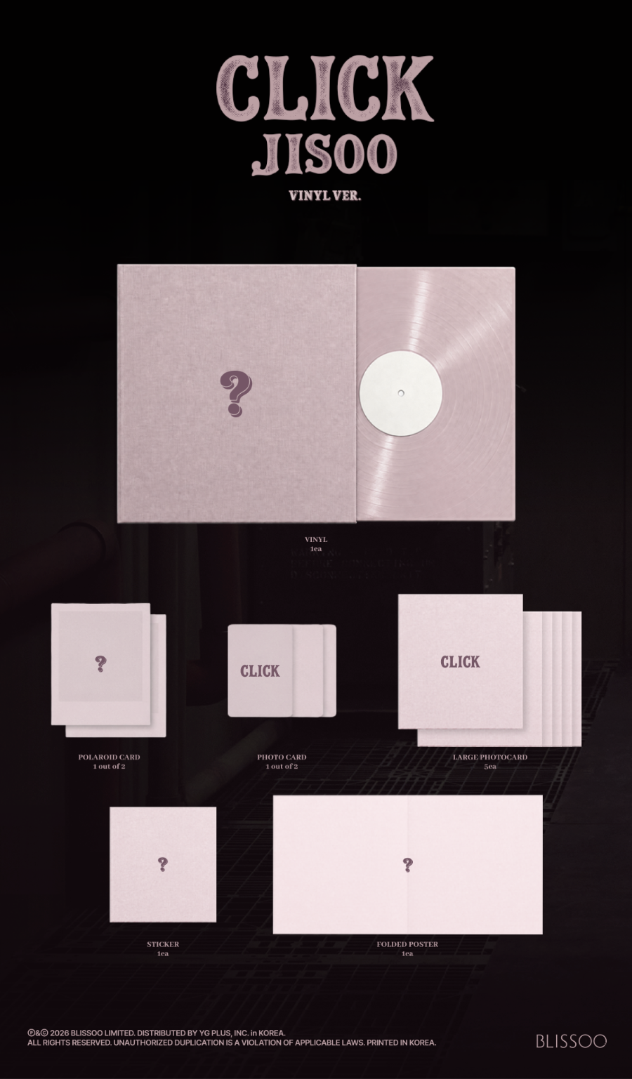 Jisoo Click (LP Ver.)