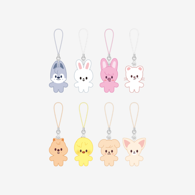 スキズ 5'CLOCK skzooマイクロキーリングコンプ トレカ付き Stray Kids 5th Fanmeeting SKZ 5'CLOCK Official MD - SKZOO Keyring