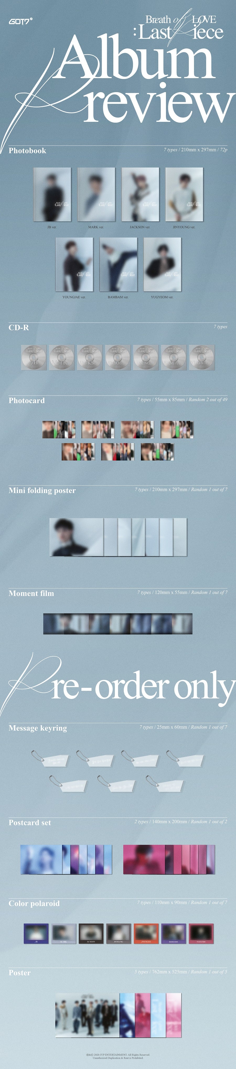 GOT7 Breath of Love : Last Piece