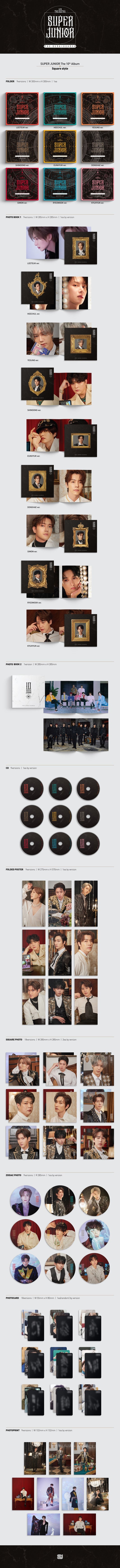 Super Junior The Renaissance (Square Style)