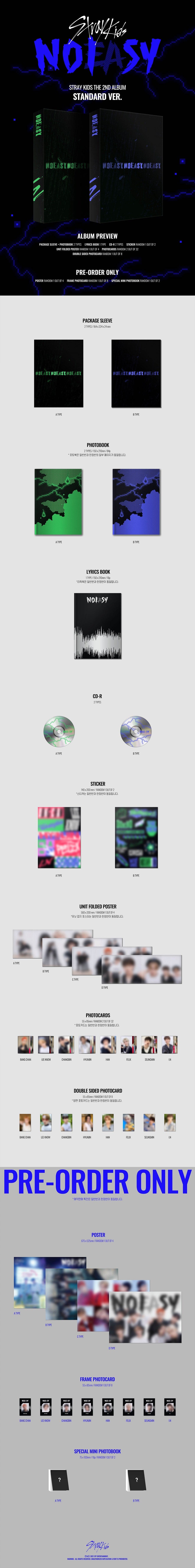 Stray Kids NoEasy (Standard Ver.)