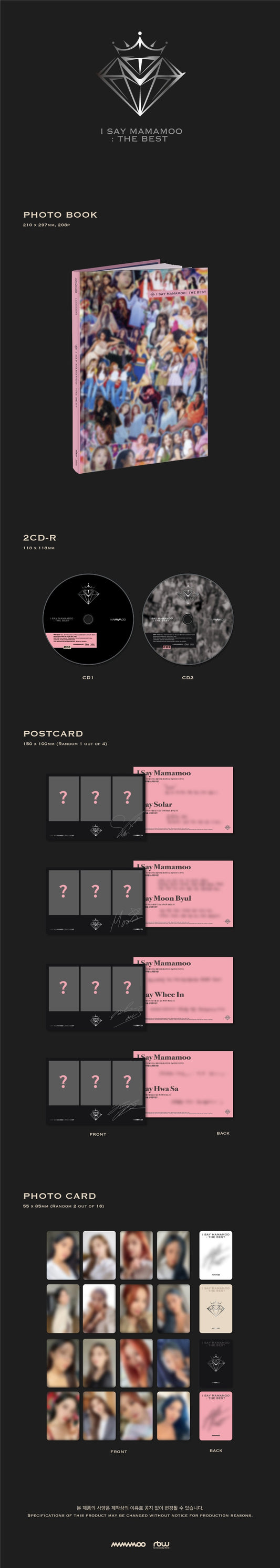 MAMAMOO I Say Mamamoo : The Best