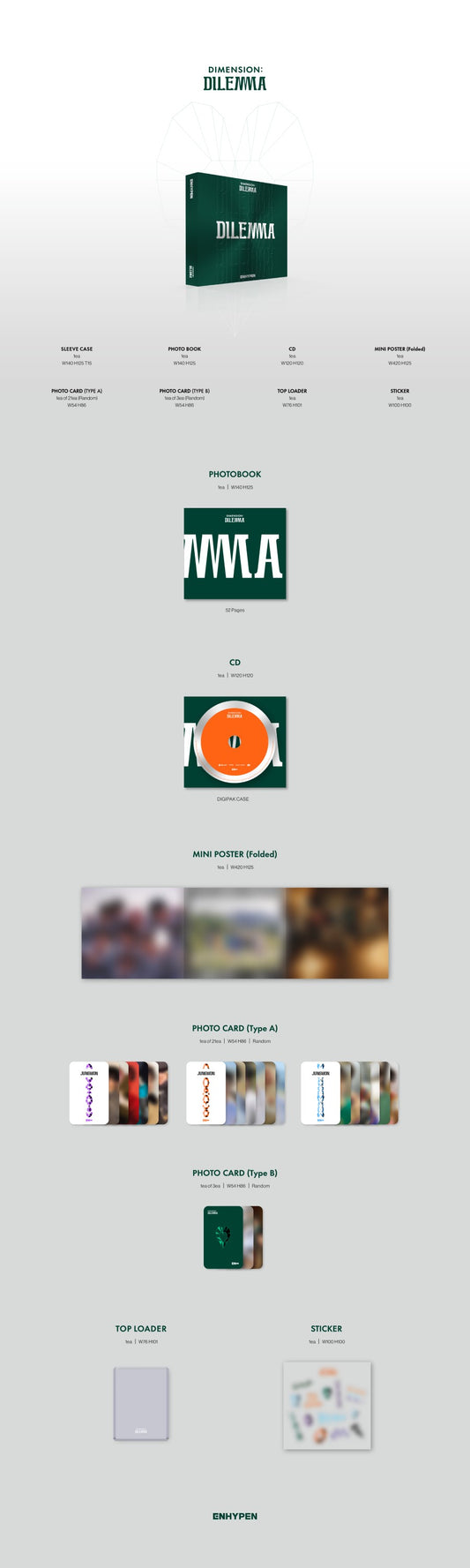 Enhypen Dimension : Dilemma (Essential Ver.)