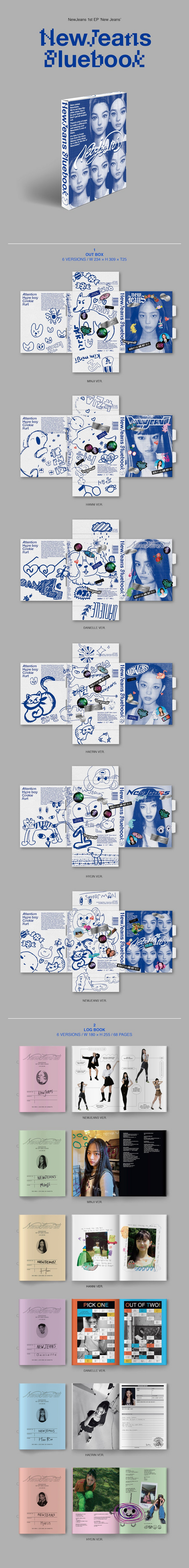 NewJeans New Jeans (Blue Book Ver.)
