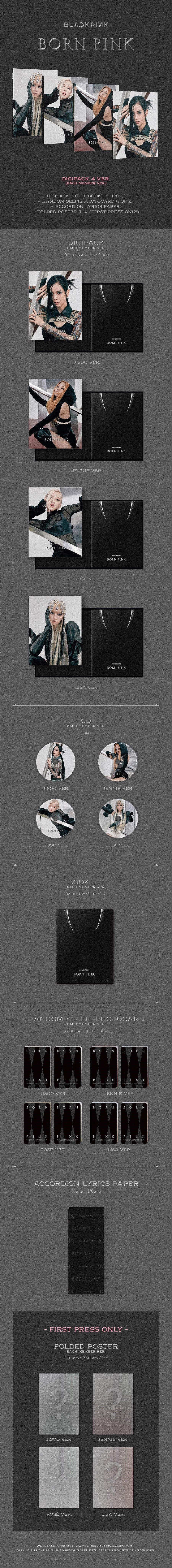 Blackpink Born Pink (Digipack Ver.)
