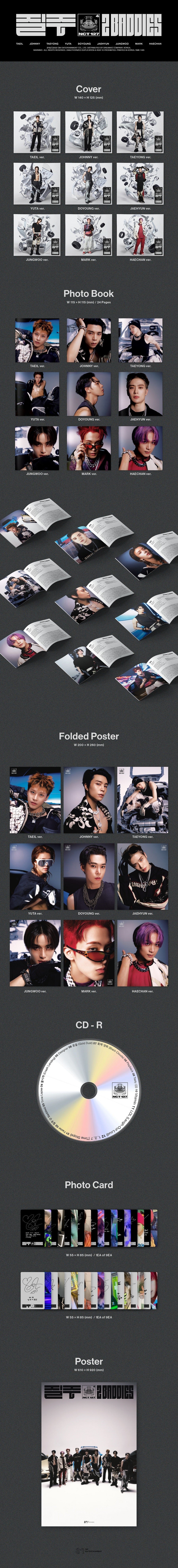 NCT 127 2 Baddies (Digipack Ver.)
