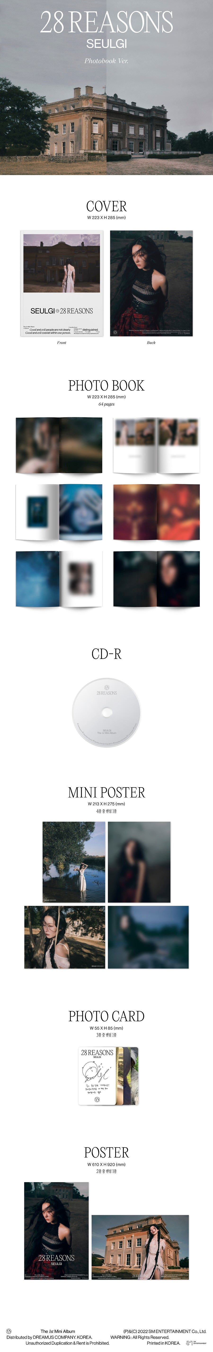 Seulgi 28 Reasons (Photobook Ver.)