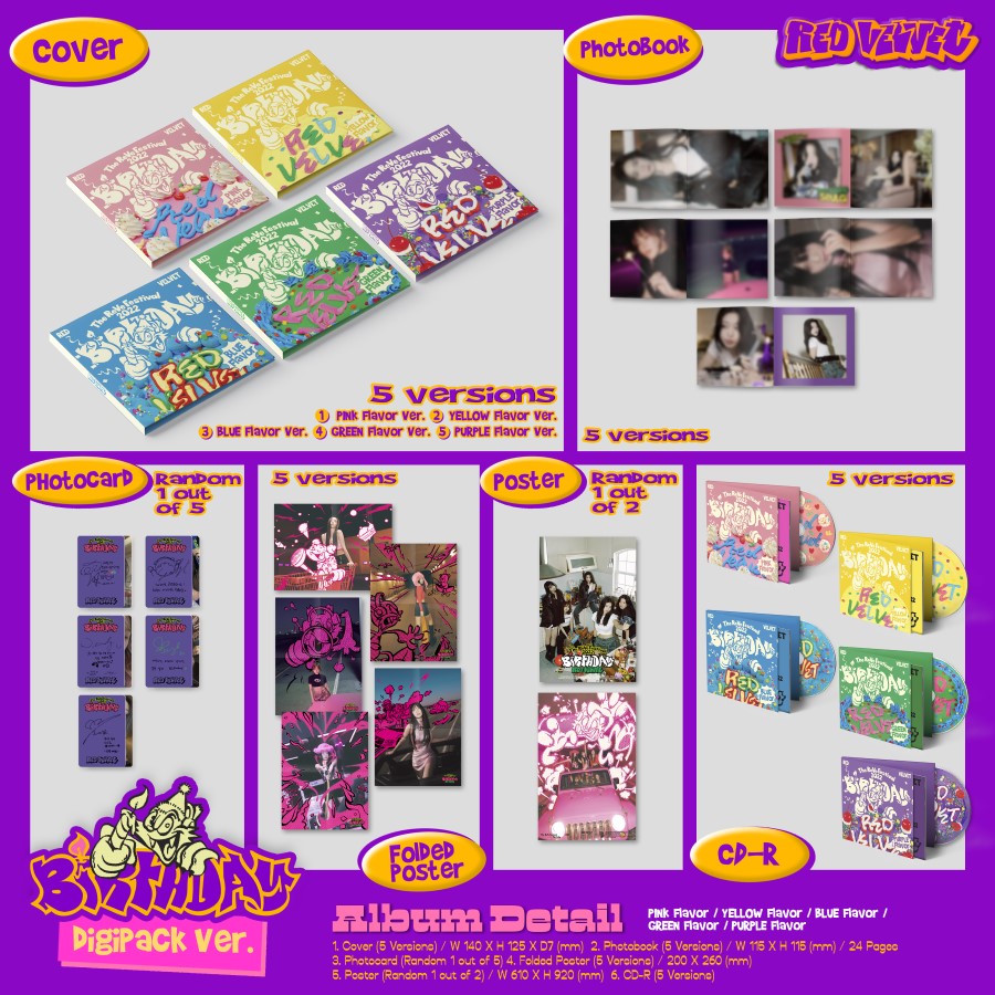 Red Velvet The ReVe Festival 2022 Birthday (Digipack Ver.)