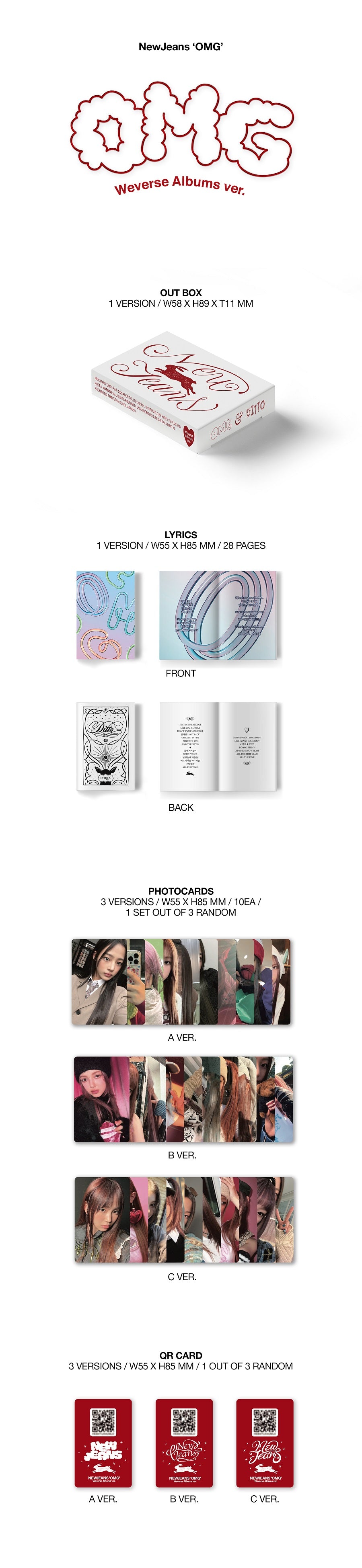 NewJeans OMG (Weverse Albums Ver.)
