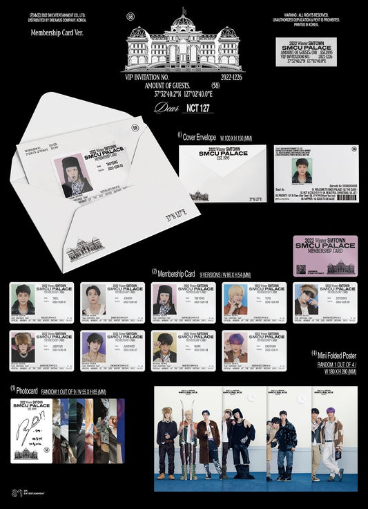 NCT 127 2022 Winter SMTOWN : SMCU Palace (Membership Card Ver.)