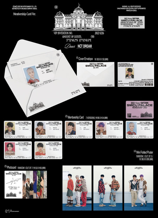 NCT Dream 2022 Winter SMTOWN : SMCU Palace (Membership Card Ver.)