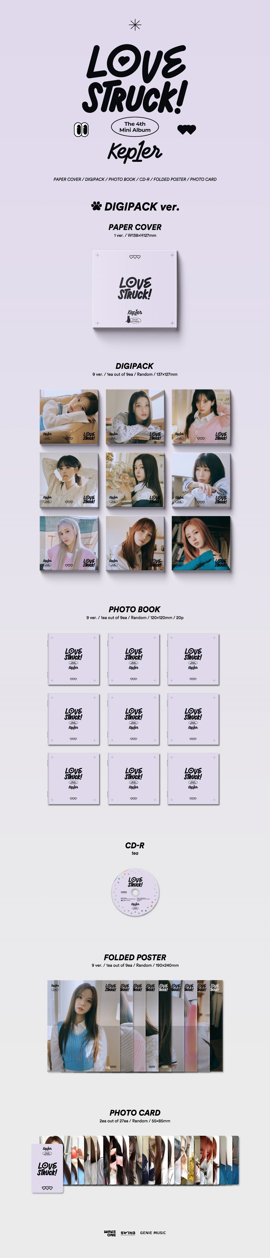 Kep1er Love Struck! (Digipack Ver.)