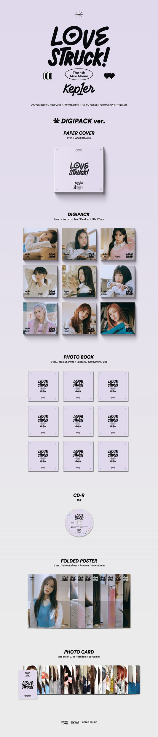 Kep1er Love Struck! (Digipack Ver.)