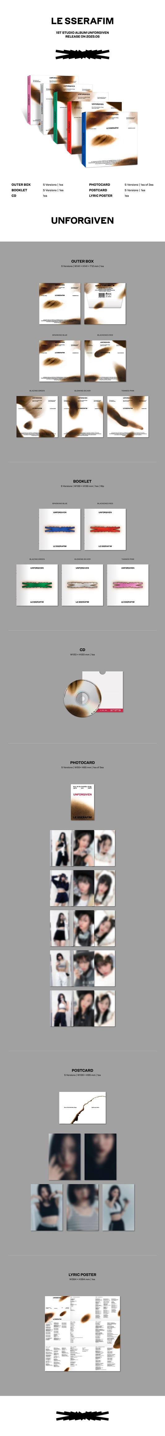 Le Sserafim Unforgiven (Compact Ver.)