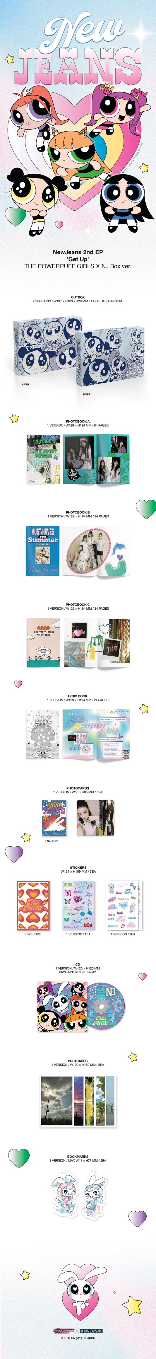 NewJeans Get Up (The Powerpuff Girls x NJ Box Ver.)