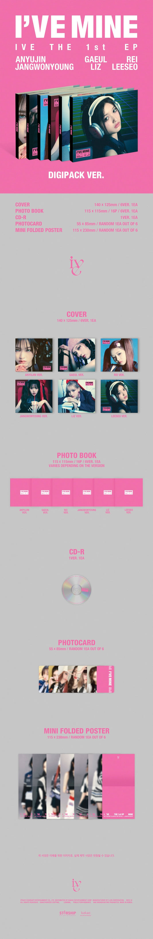 IVE I've Mine (DIgipack Ver.)