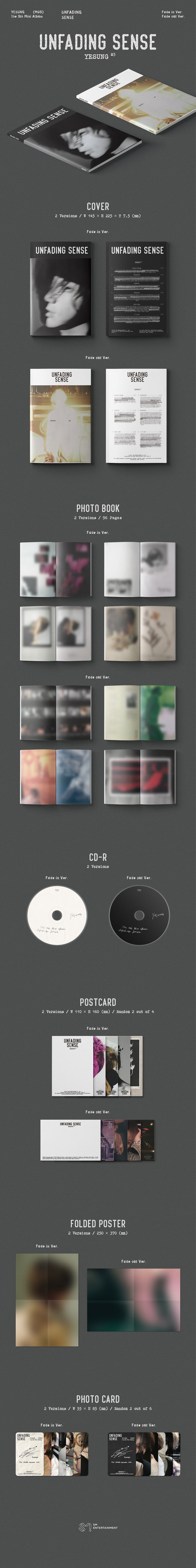 Yesung Unfading Sense (Photobook Ver.)