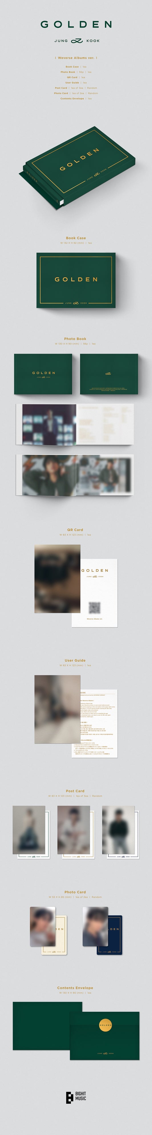 Jung Kook Golden (Weverse Albums Ver.)